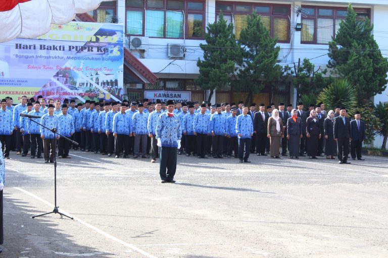 DINAS PUPR PROVINSI BENGKULU GELAR UPACARA PERINGATI HARBAK PU KE-73